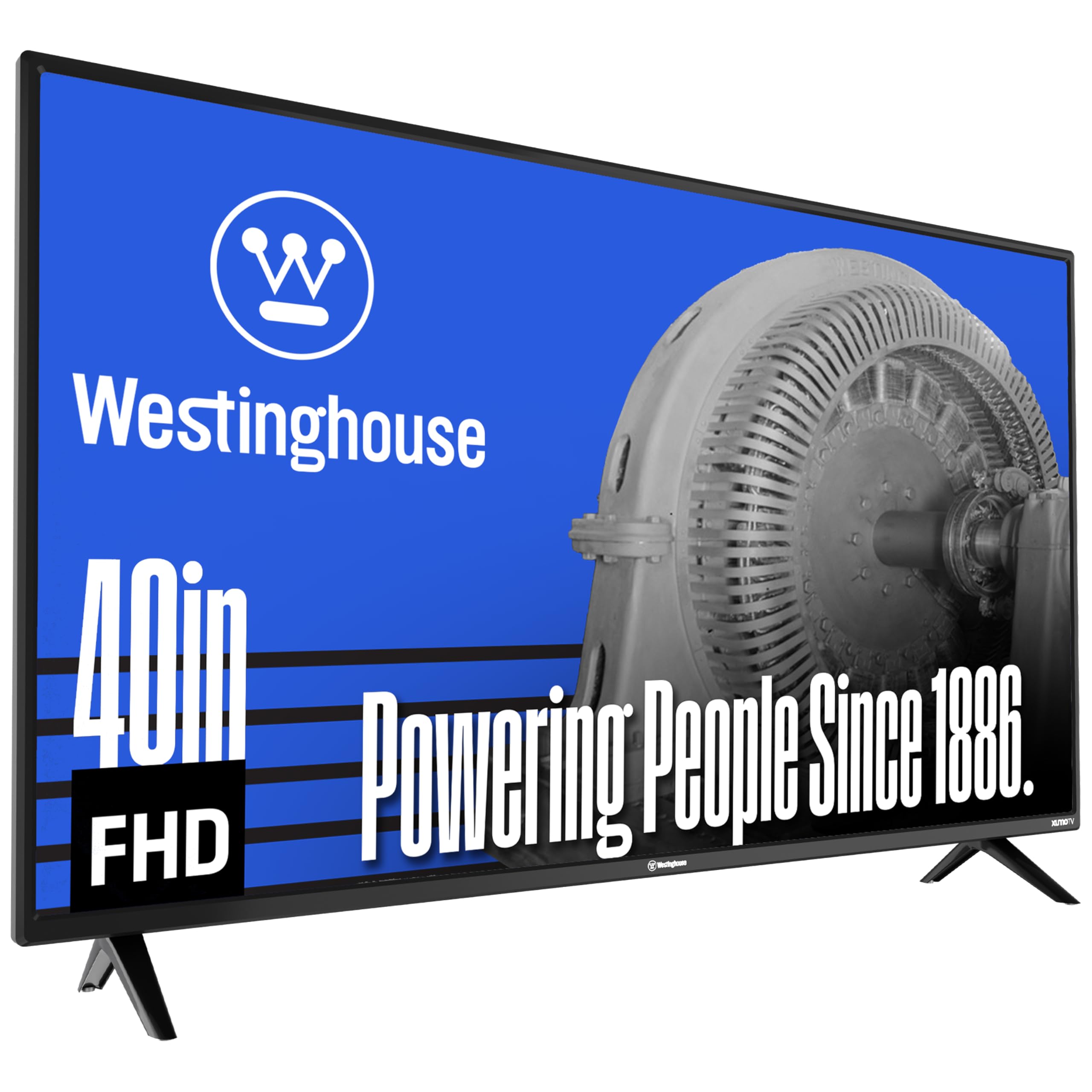 Photo 1 of ***DAMAGED SCREEN***Westinghouse 40-inch Smart TV, FHD 1080P Xumo TV w/Voice Remote, Flat Screen LED Television w/Apple HomeKit, Wi-Fi & Mobile Connectivity
