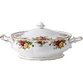Royal Albert Old Country Roses Covered Vegetable Bowl