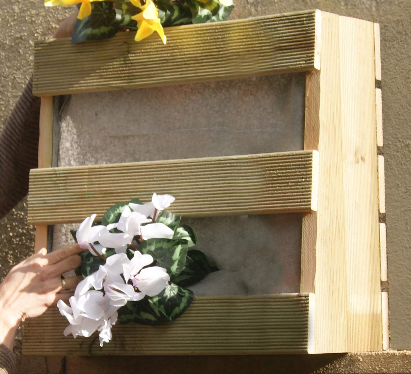 AD servicios Huerto Urbano Vertical 40x25x50 cm con Tres ...