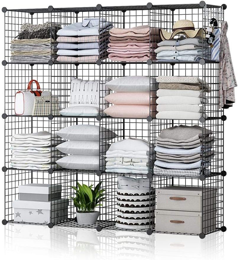 Amazon Com George Danis Wire Cube Storage Shelf Rack Multi Use