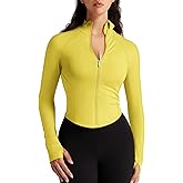 colorskin Womens Zip Up Bbl Jacket Lightweight Cropped Athletic Jacket Track Gym Workout Jackets for Running Yoga Hiking