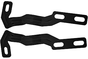 GS Power Engine Hood Hinge Ditch Brackets for mounting Auxiliary Off-Road LED Pod Work Light. Fit Between Hood & Cowl Panel at Windshield Base. Compatible with 2016-2020 3rd Gen Toyota Tacoma