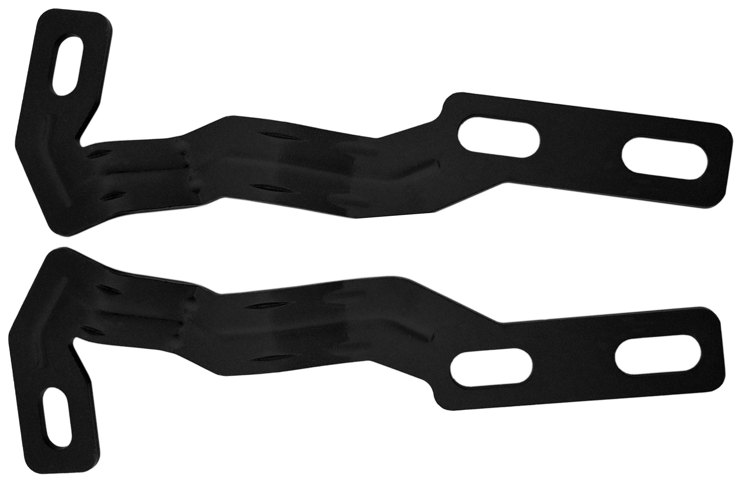 Photo 1 of GS Power Engine Hood Hinge Ditch Brackets for mounting Auxiliary Off-Road LED Pod Work Light. Fit Between Hood & Cowl Panel at Windshield Base. Compatible with 2016-2020 3rd Gen Toyota Tacoma