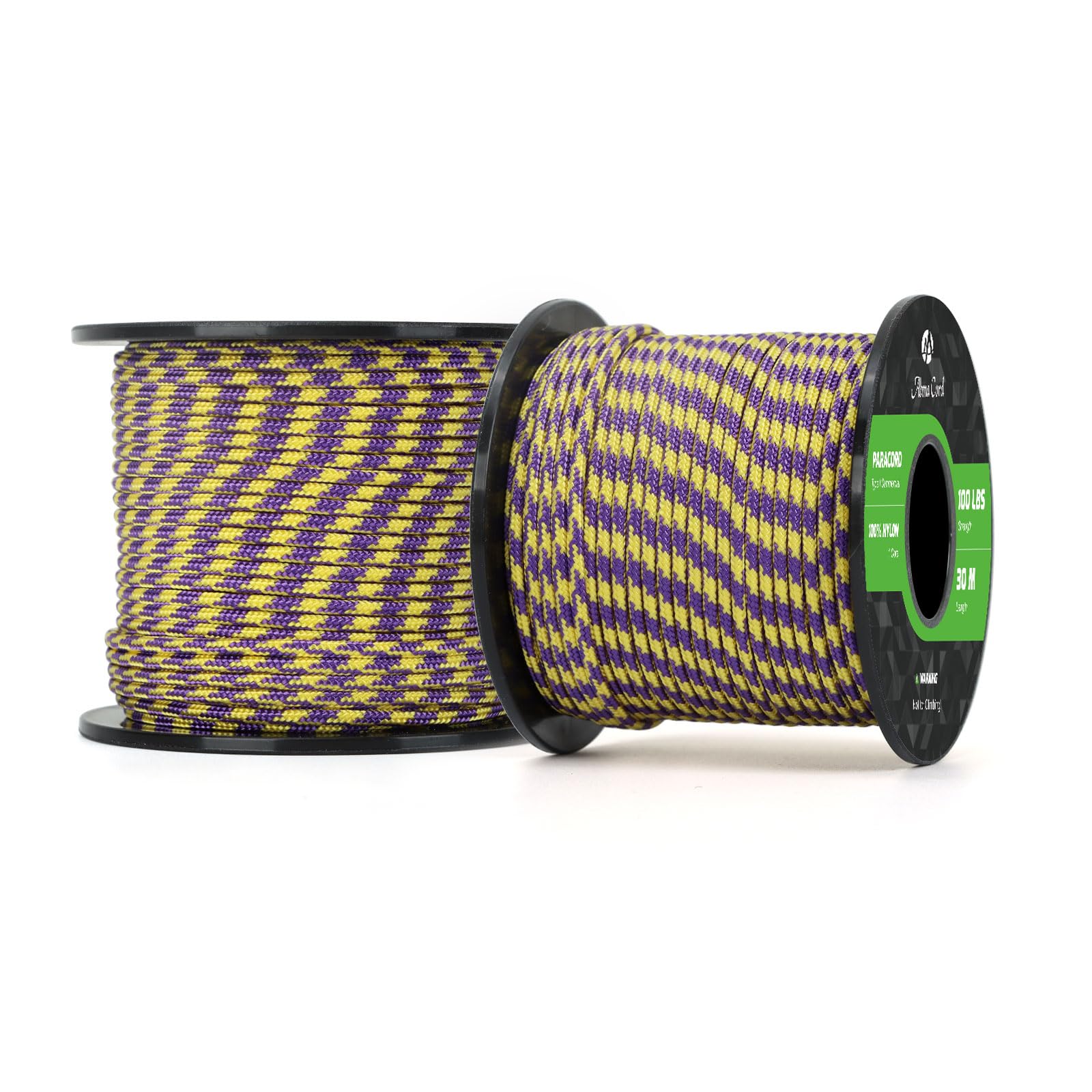 Abma Cord Paracord 100 lbs 2mm 100% Nylon 30M - Grapevine
