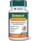 Genacol Anti-Inflammatory – Turmeric Curcumin Supplement with Black Pepper (BioPerine) and Collagen Peptides, Relieves Inflam