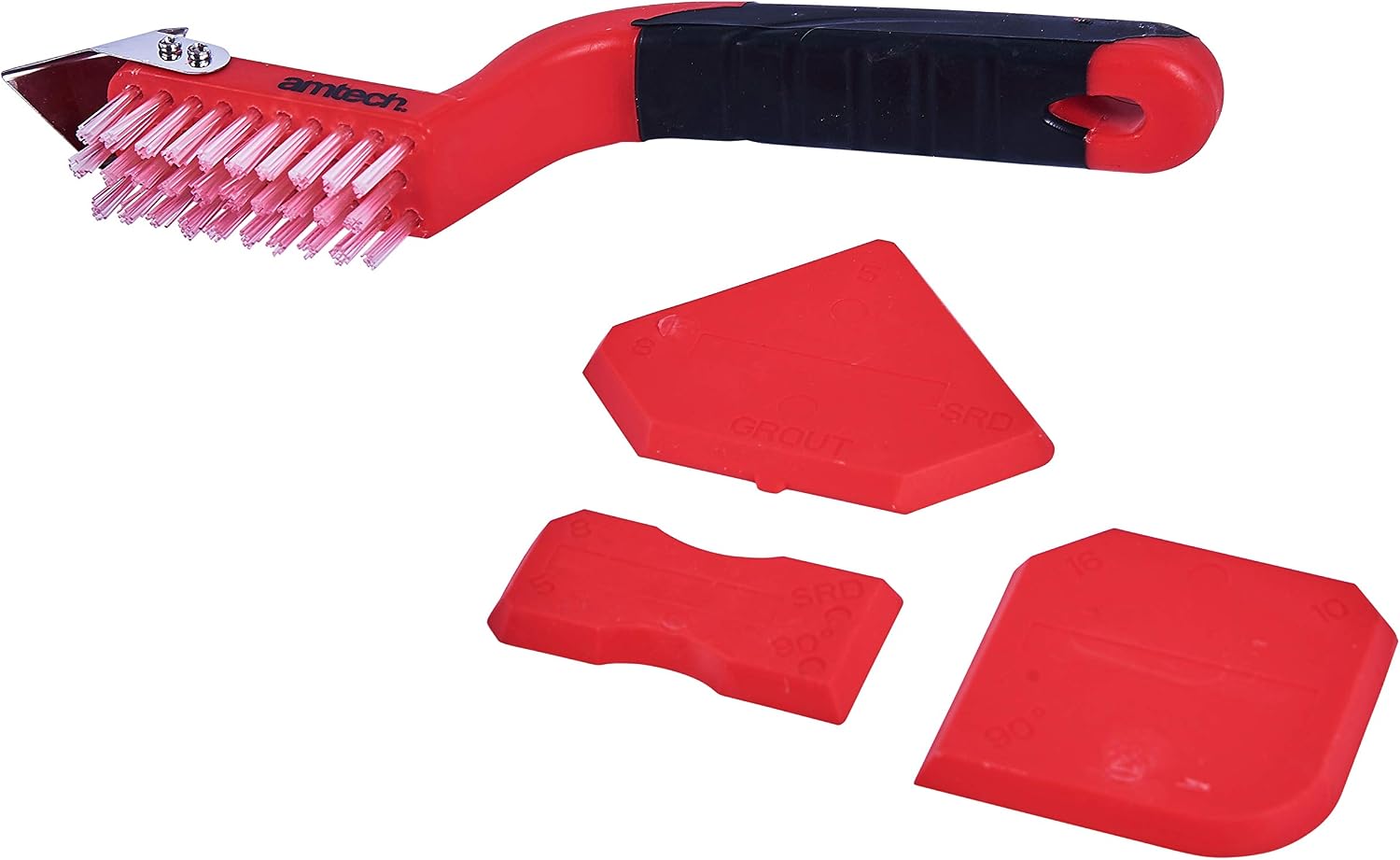Amtech H2140 Caulking tool kit, Black & Red - Image 3