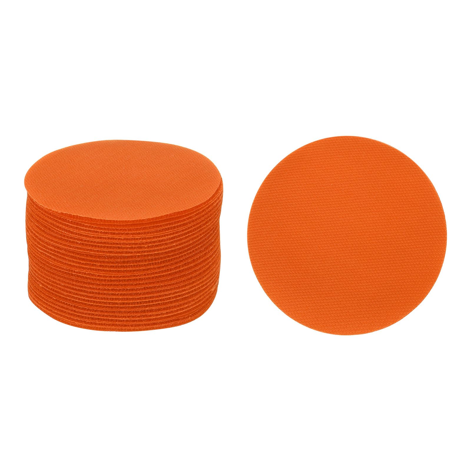 Photo 1 of uxcell 48 Pcs Carpet Spot Markers, 4 Inch Circle Floor Dots for Classroom Carpet, Circles Spots Dots for Preschool Teacher Supplies, Flexible Seating, Orange