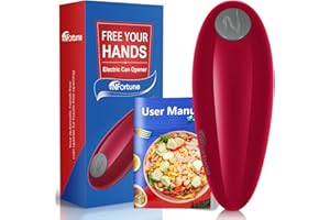 UNIGIRL One-Touch Electric Can Opener Automatic Hand Free Can Opener for Arthritis and Seniors, Safety Can Opener Smooth Edge, Restaurant Can Opener Best Kitchen Gadget for Home Use
