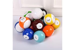 Yoqanr 16 Pcs Snooker Balls Soccer Table Game Street Ball Huge Billiards Football for Pool Ball Toy Sport Inflatable