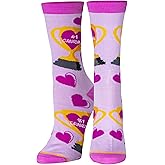 Crazy Socks Grandma Fun Print Novelty Crew Socks for Women