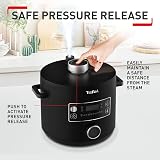 Tefal Turbo Cuisine Electric Pressure Cooker 10-in-1 4.8L 1000W Black view 6