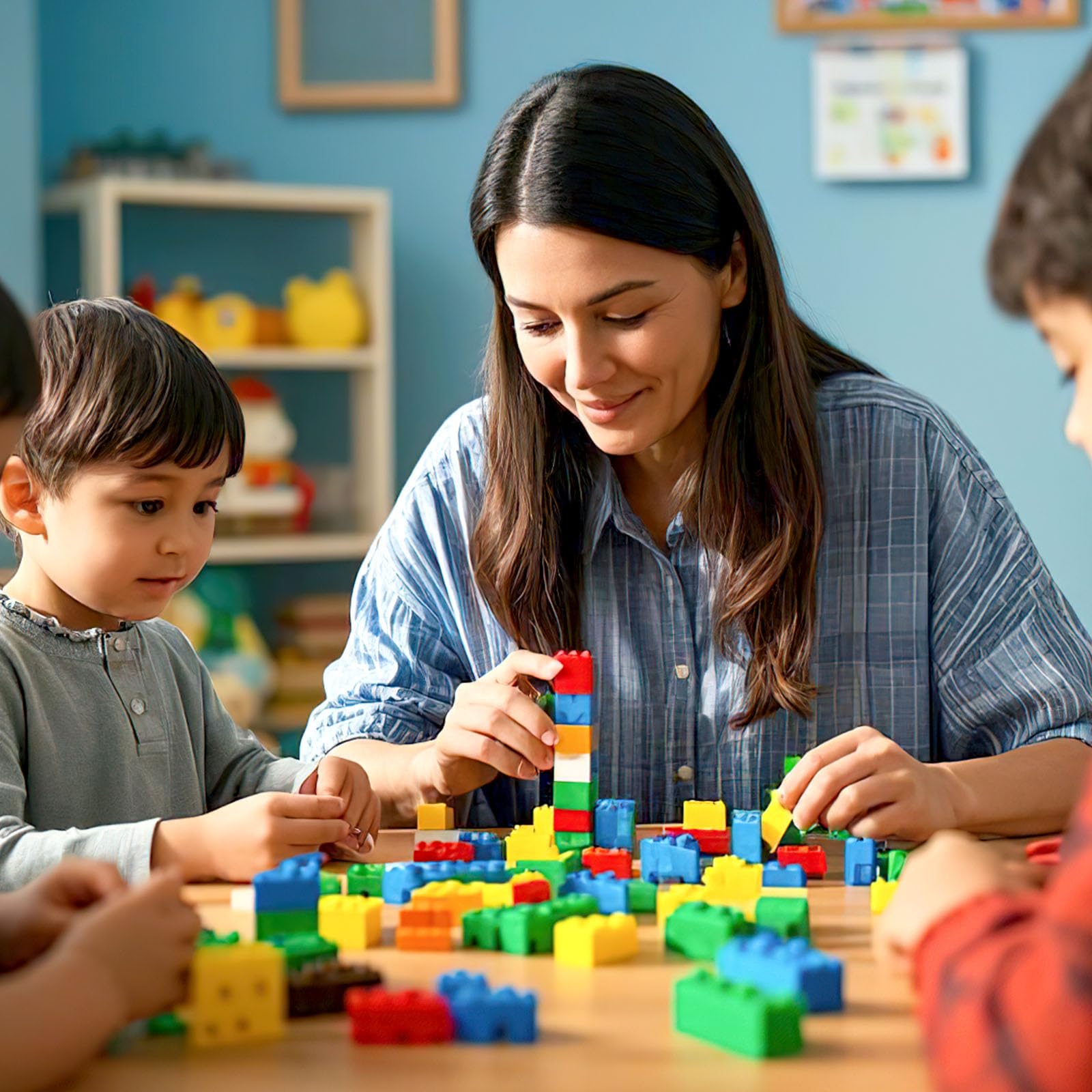 3 otters Building Blocks for Kids, Classic Construction Toy Set, Creative Compatible with Major Brands for Boys and Girls,1000 PCS