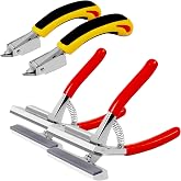 KEILEOHO 2 PCS Canvas Stretcher Pliers with 2 Staple Remover, Stainless Steel Canvas Stretching Pliers with Spring Return Handle for Stretching Canvas Oil Painting