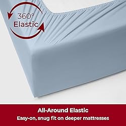 Mellanni Extra Deep King Sheets - 4 PC Iconic