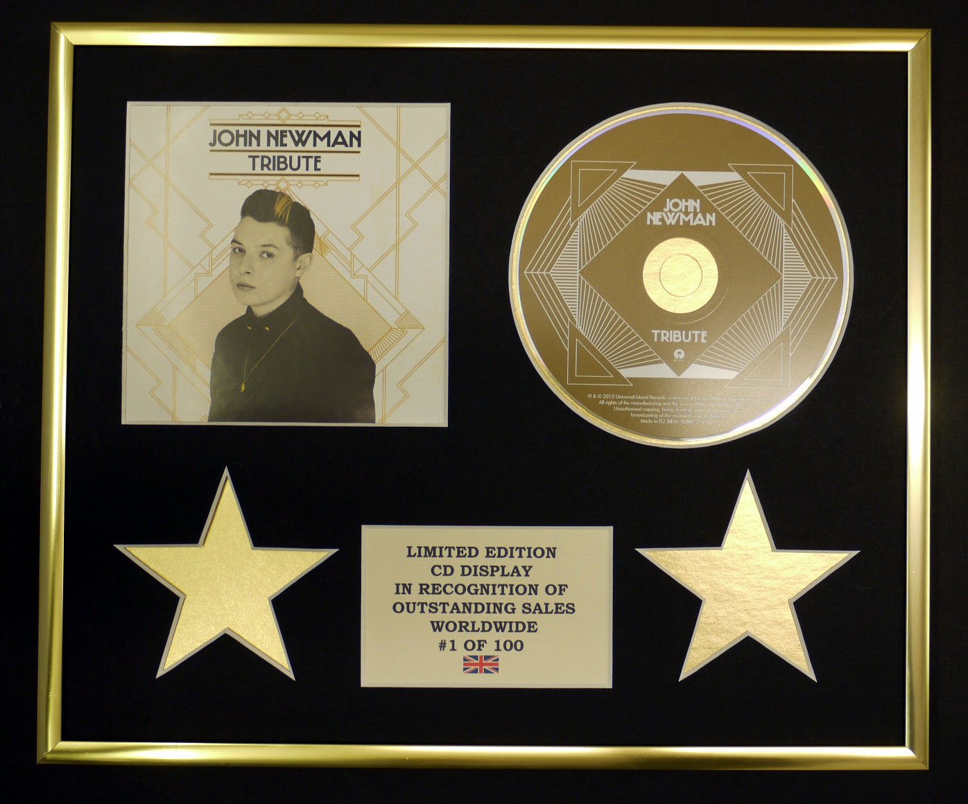 JOHN NEWMAN/CD DISPLAY/LIMITED EDITION/COA/TRIBUTE