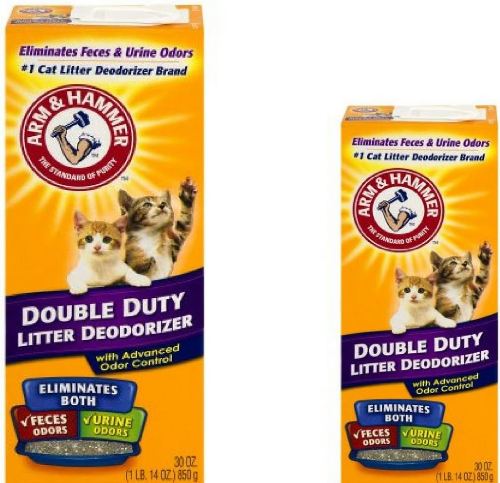 Arm & Hammer Cat Litter Deodorizer Powder, 30 Ounce (Pack of 2