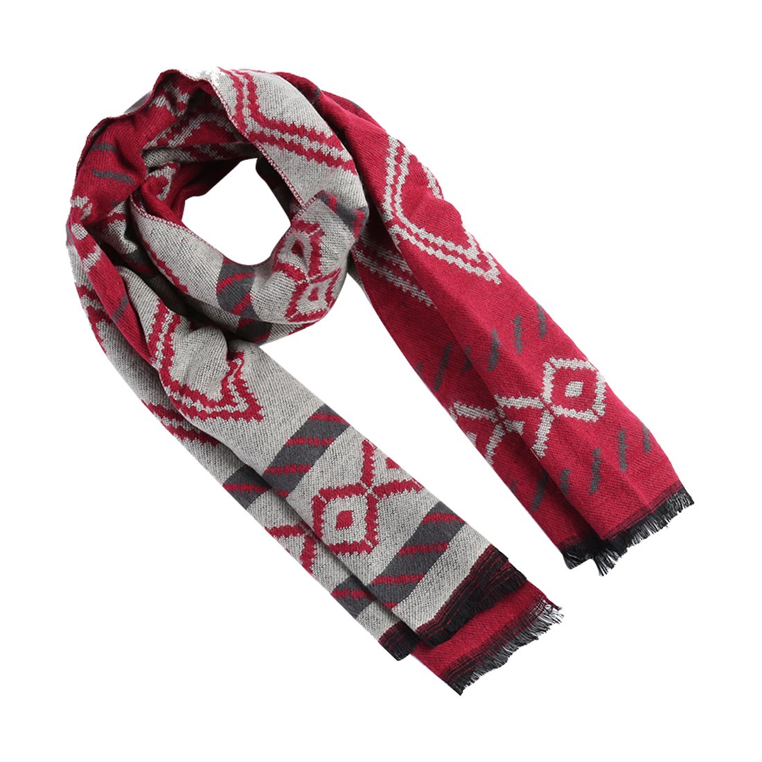 Allegra K Women Winter Scarf Warm Knitted Long Rectangle Shape Stylish Allegra K Women Winter Scarf Warm Knitted Long Rectangle Shape Stylish