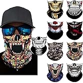 Neck Gaiter Mask,Bandana Gator Face Cover Mask Sun UV Protection,Neck Warmer Balaclava,Tube Face Scarf,Headband for Outdoor