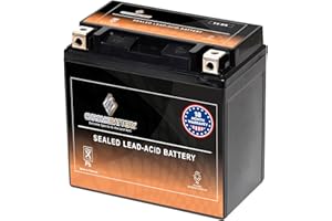 CB CHROMEBATTERY YTX14-BS 200CCA ATV Battery- Rechargeable, Factory sealed, Replacement for Honda TRX 500 420 450 350 300 Rubicon Foreman Rancher