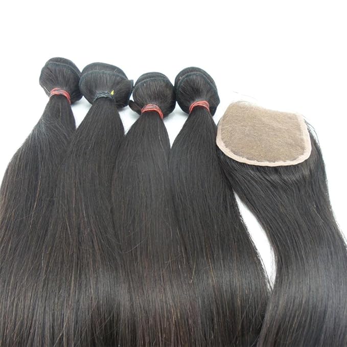 LaNova Beauty Cheap Human Hair Extensions, Sliky Straight