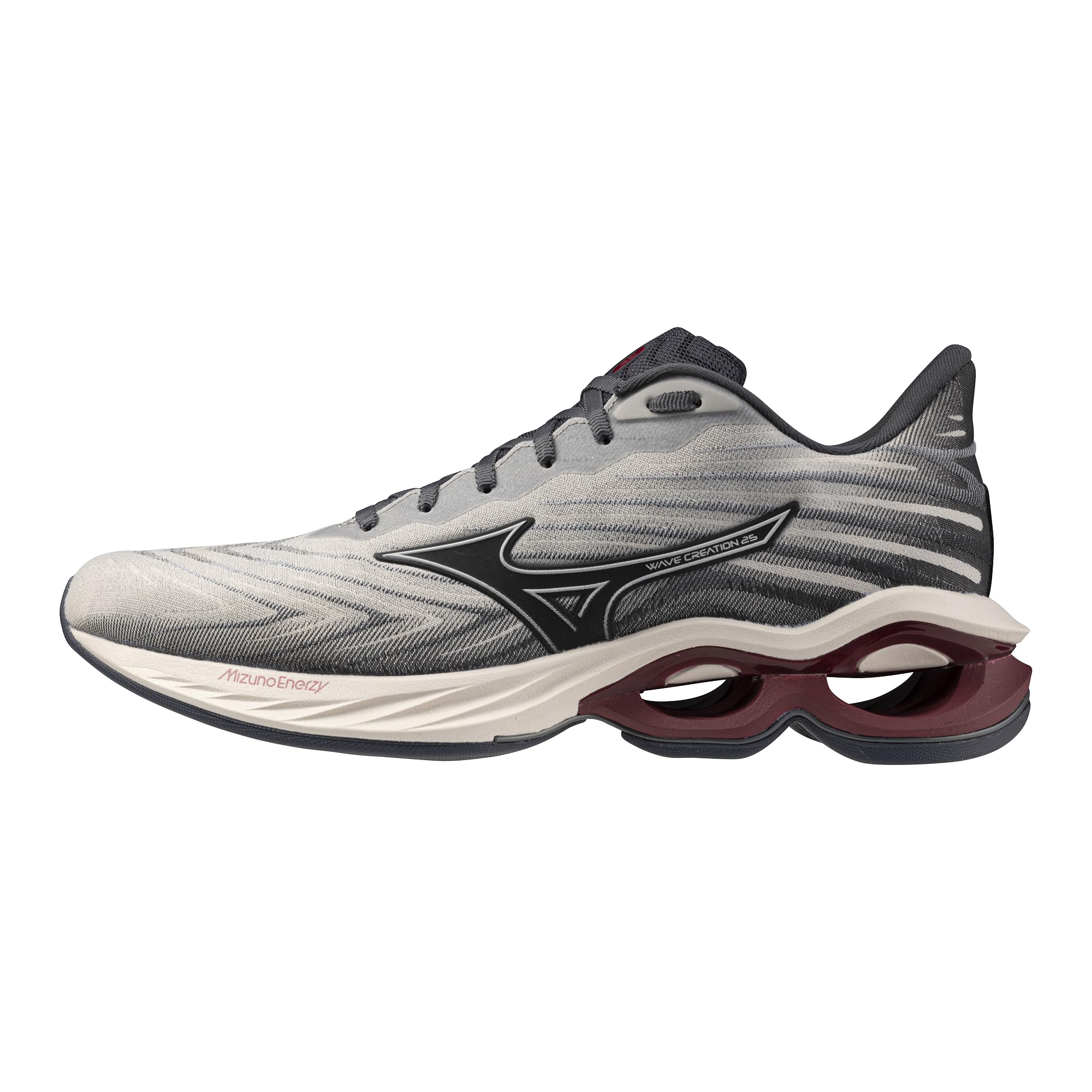 Mizuno Men’s Wave Creation 25 SSW Running Shoe | Neutral Running Shoe | White Sand-Azalea | US Mens 7.5