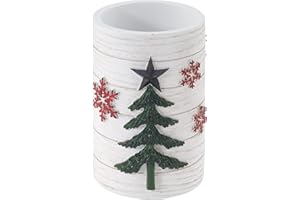 Avanti Linens - Tumbler, Resin Countertop Accessories, Christmas Decorations (Tis The Season Collection)