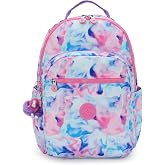 Kipling Women's Seoul Prt 15" Laptop Backpack, Durable, Roomy with Padded Shoulder Straps, Built-In Protective Sleeve