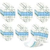 200pcs Transparent Stretch Tattoo Aftercare Waterproof Bandage, Film Clear Dressing Bandages Dressing Tapes Protective Tattoo Wrap for Swimming Shower (1.7 * 2.6 Inch+2 * 3.3 Inch)