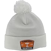 Tennessee Volunteers NCAA Officially Licensed Pom Beanie Patch Switchback White