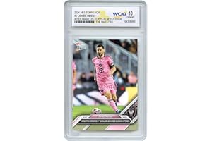 WCG 2024 MLS Topps Now Lionel Messi 1st Issue Inter Miami Soccer Card #1 - Graded GEM-Mint 10