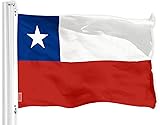 G128 Chile Chilean Flag | 3x5 Ft | LiteWeave Pro