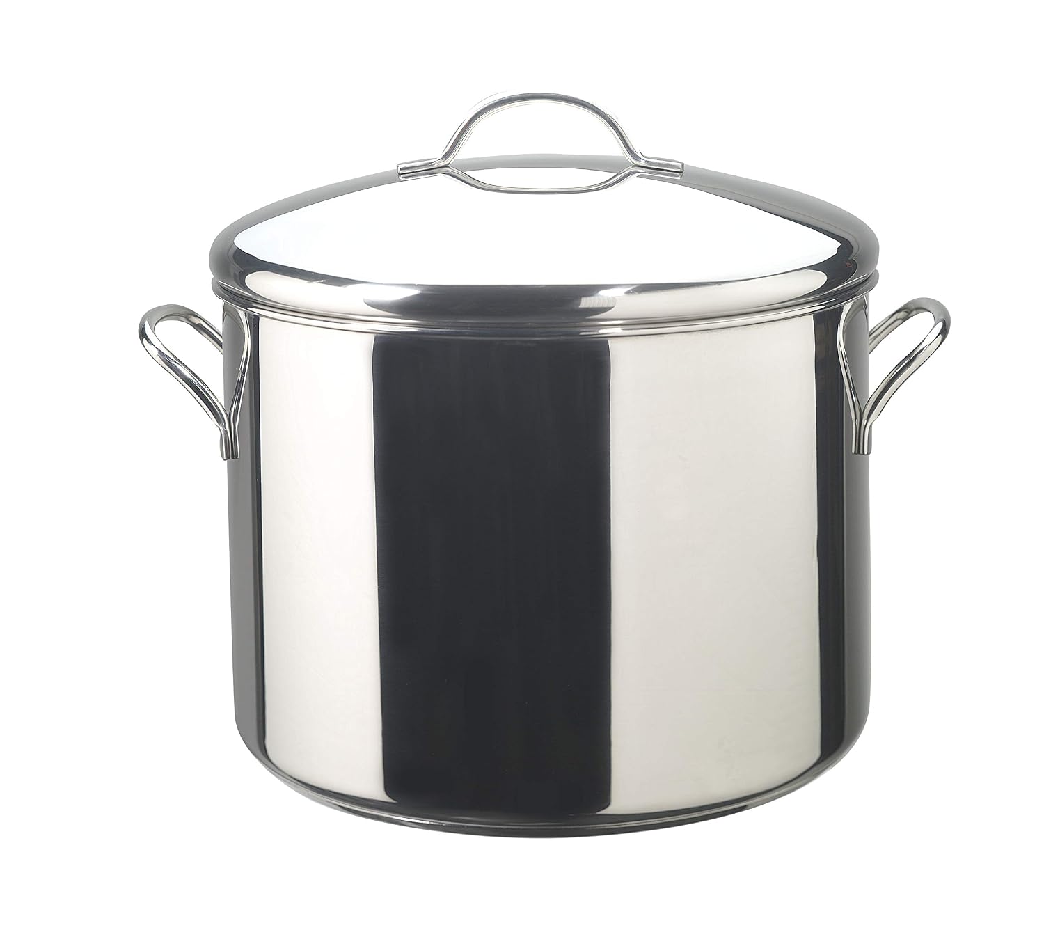Farberware Classic Stainless Steel Stock Pot with Lid - 16 Quart, Silver