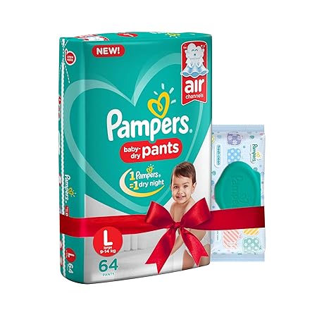 pampers l size 64 price