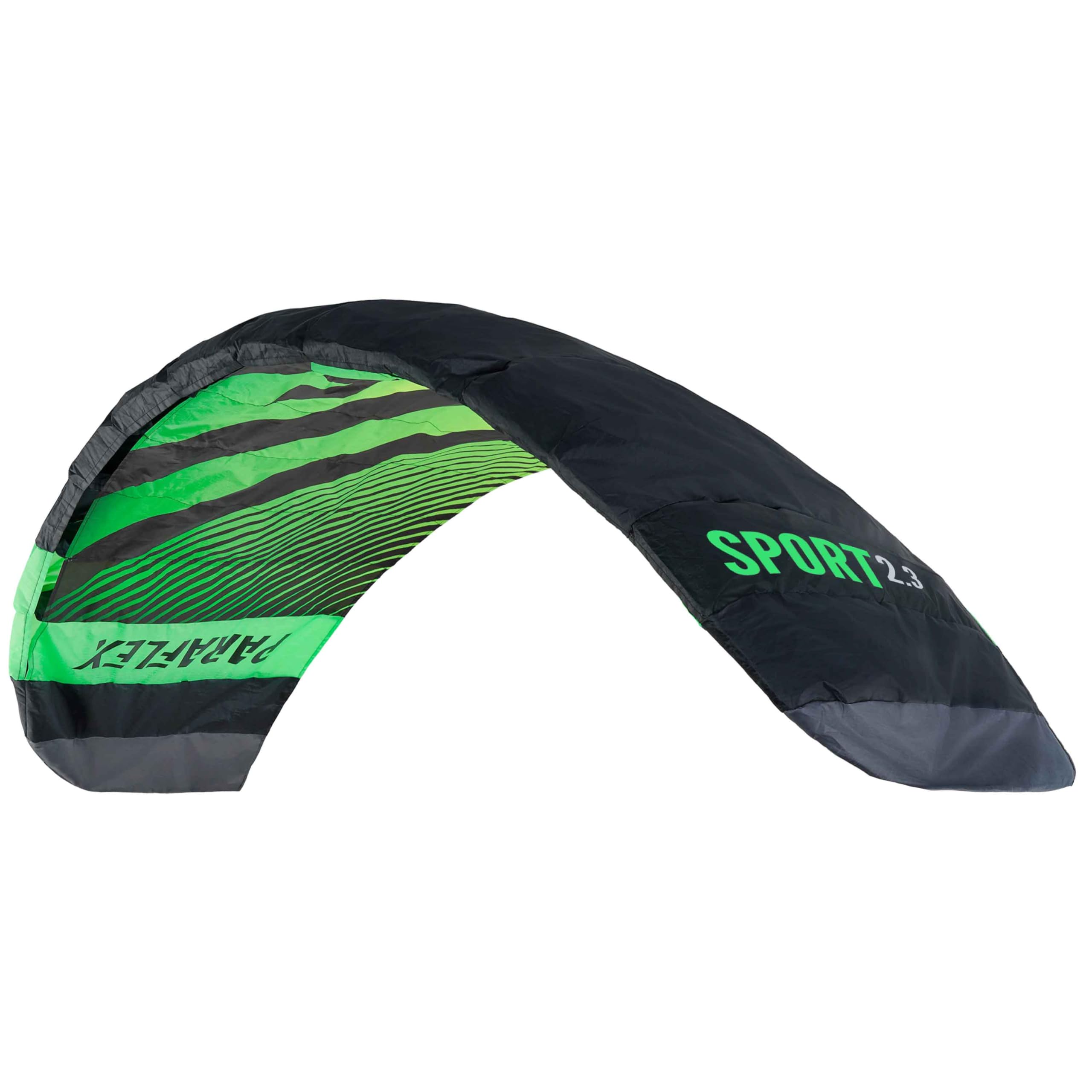 Wolkenstürmer Paraflex Sport 2.3 steering mat, green - Kite for youngsters and adults