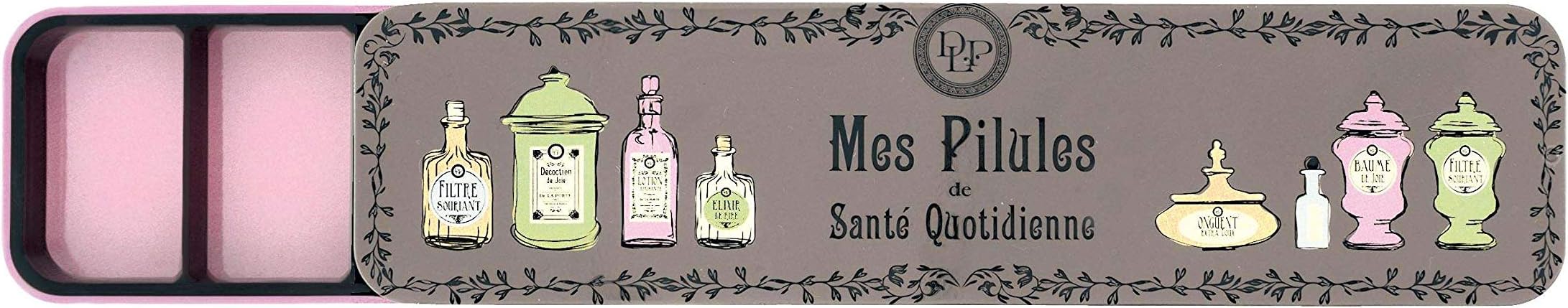 Derrière la Porte Caja Metal Pastillas C/7Separadore: Amazon.es: Hogar