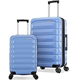 American Tourister Kontour 2-Piece Luggage Set - Carry-on &amp; Medium - Cornflower Blue