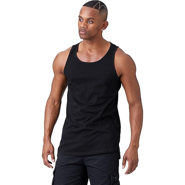 VICTORIOUS Solid Color Long Length Curved Hem Tank Top TT47