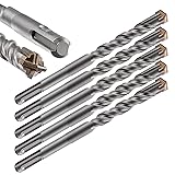 Wensilon 5pcs 1/2" X 6"-4" Cross-Type Double Thread