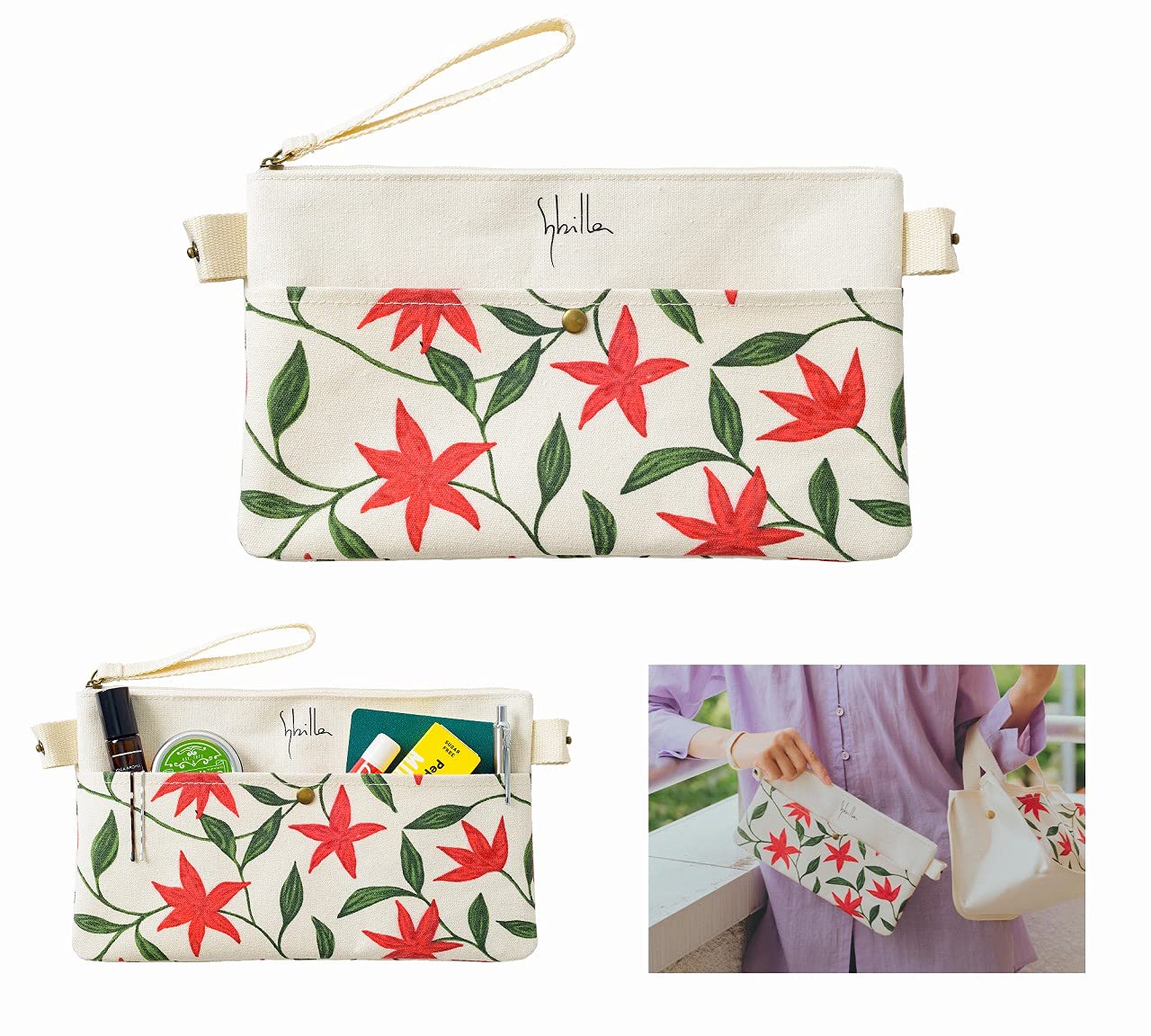 大人のおしゃれ手帖特別編集 Sybilla インテリアトート&ポーチBOOK:8/3発売【ムック本付録】Sybilla(シビラ)トートバッグ