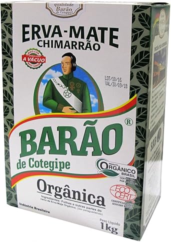 Erva Mate Barão Orgânica Vácuo 1 kg