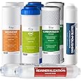 iSpring F9K 1-Year Reverse Osmosis Water Filter Replacement Cartridge Pack Set for 6-Stage Alkaline Mineral RO Filtration Sys