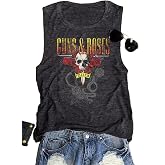 VKEGNIO Vintage Flower Tank Top Women Summer Graphic Sleeveless Tops Tank Bohemian Cute Print Casual Summer Shirts