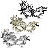 Masquerade Mask for Women Lace Mask for Halloween Carnival Party Ball Costume