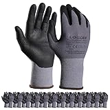 LOCCEF Safety Work Gloves MicroFoam Nitrile