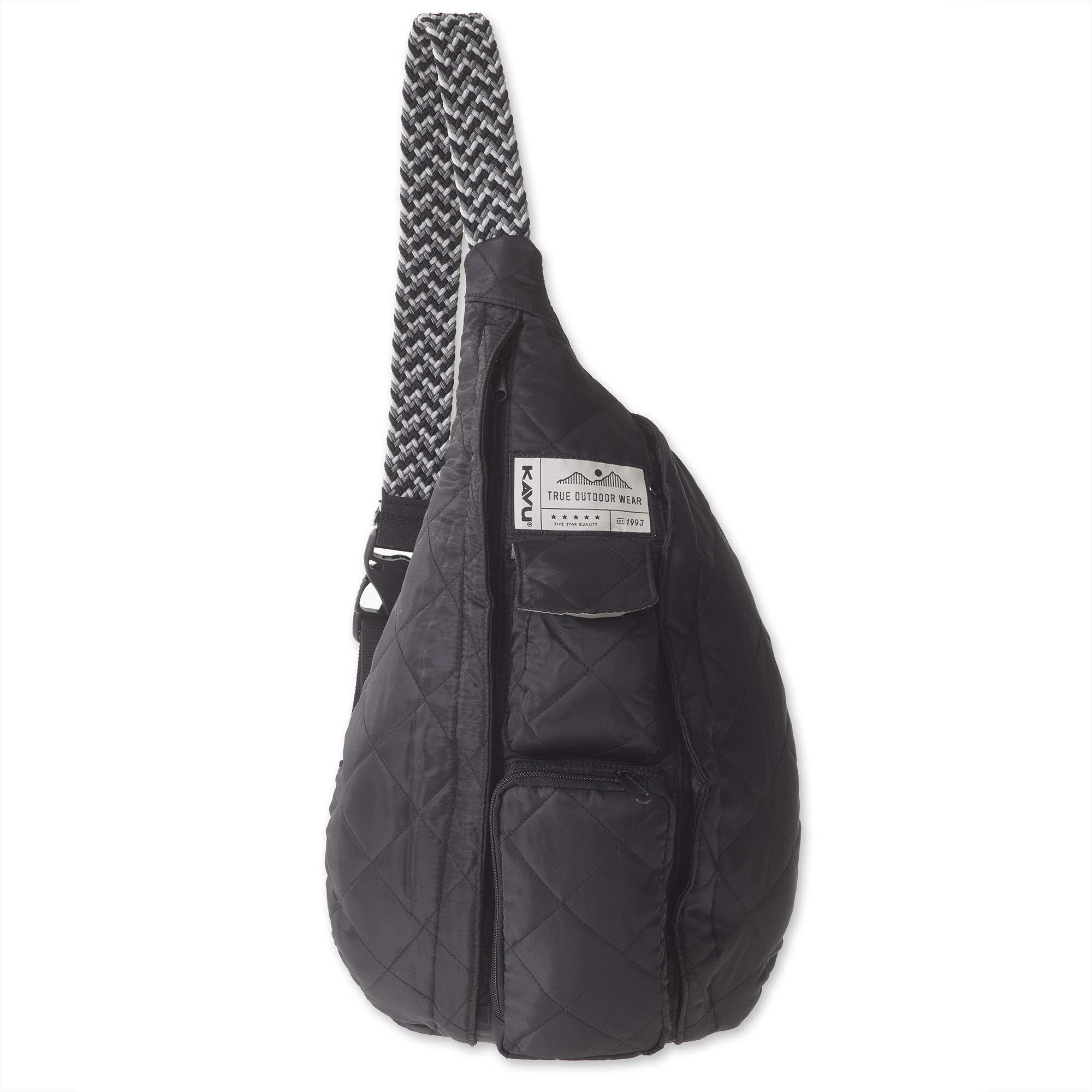 KAVU Rope Puff Bag Sling Crossbody Backpack Travel Quilted Purse