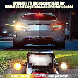 iBrightstar 3157 LED Bulb Amber, 3157a LED Turn