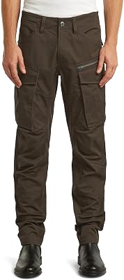 Rovic Zip 3D Calças Regulares Afiladas para Homens, Castanhas (Wren D02190-E064-H336), 35W / 38L