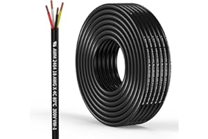 TZMOIK 18 Gauge 4 Conductor Electrical Wire Oxygen-Free Copper Cable 50FT/15.3M Flexible Low Voltage Cable for LED Strips Lamps Lighting Residential Wiring car Circuit(18/4AWG-50FT)