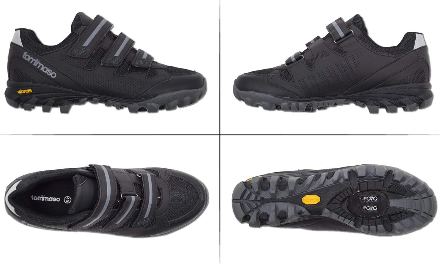  | Tommaso Vertice Men’s 100, 200, All Mountain Vibram Sole Mountain Bike Shoes | Cycling