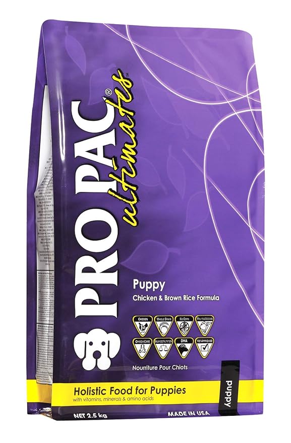 PROPAC Ultimates Puppy Chicken & Brown Rice Formula Dry Dog Food, 2.5